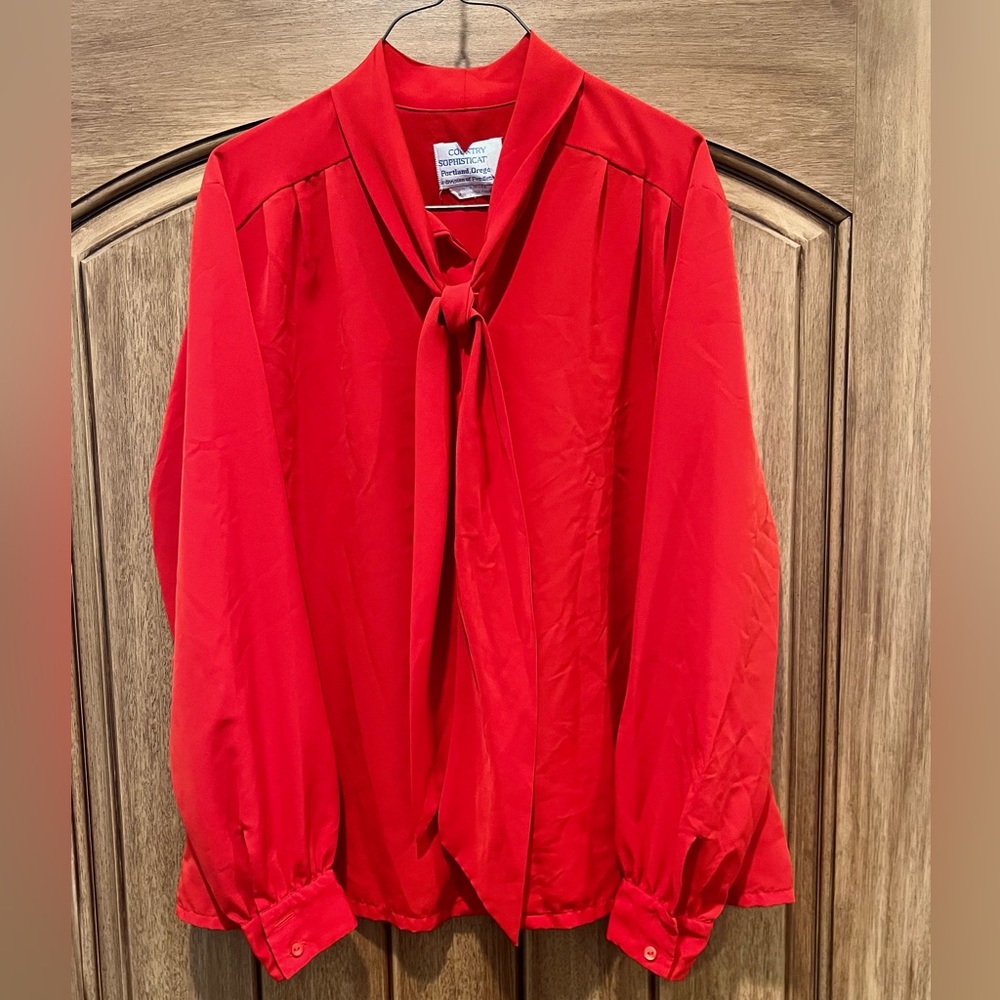 Pendleton - Country Sophisticates - Vintage - Red - XXL - Blouse